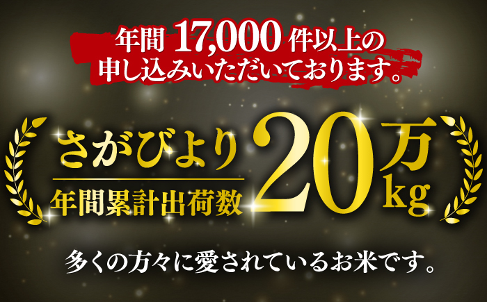 令和5年産】さがびより 12kg（5kg×2袋,2kg×1袋）【24年1月以降順次発送