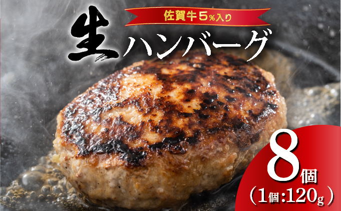 佐賀牛ハンバーグ120g×8個