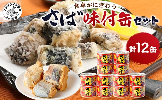 さば味付缶セット(12缶)[B2-109] サバ さば 鯖 鯖缶 サバ缶 さば缶 缶 缶詰 魚 アウトドア BBQ バーベキュー キャンプ 常備食 緊急 災害 非常食 保存食 非常時 御歳暮 お歳暮 お中元 御中元 贈答 プレゼント 贈り物 ギフト 母の日 お母さん