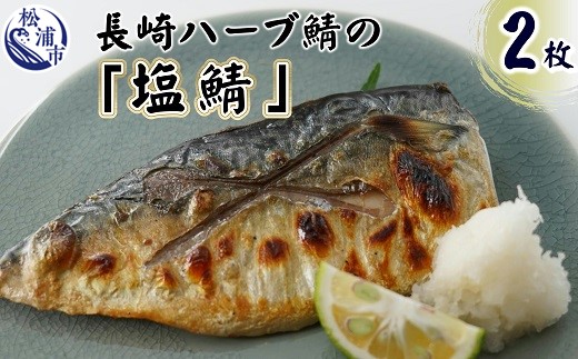 サバがこんなに美味しいなんて！長崎ハーブ鯖の「塩鯖」2枚【B1-126】