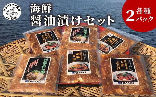 海の幸 海鮮醤油漬けセット【A9-027】