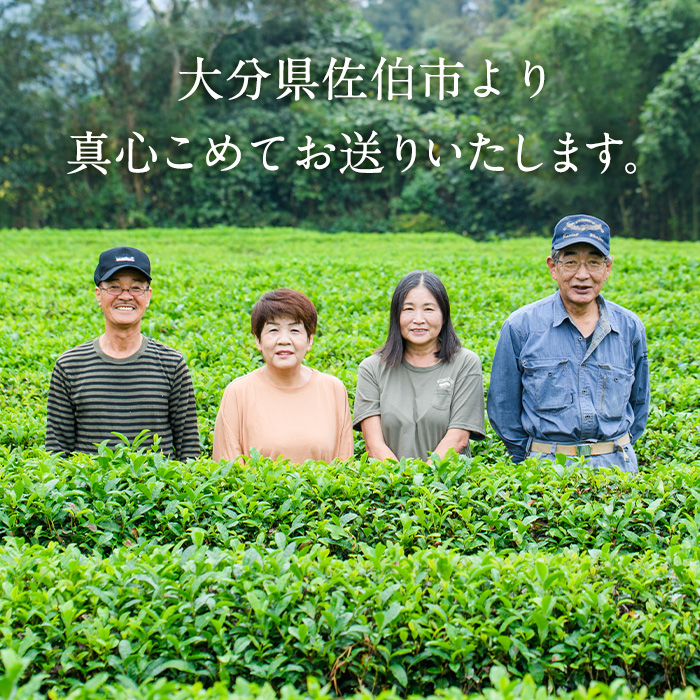 釜炒り 宇目茶・宇目の紅茶セット (合計240g・釜炒り茶120g×2種、紅茶