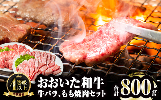 おおいた和牛 バラ もも 焼肉 セット (合計800g・バラ400g+もも400g