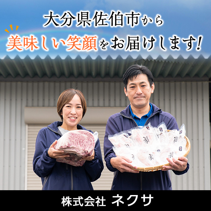 定期便・全4回)＞おおいた和牛 低温熟成 赤身 焼肉 お楽しみ 定期便 (3