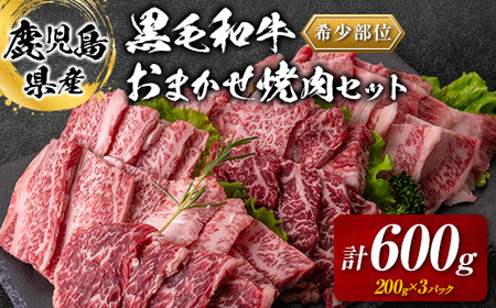 鹿児島県産黒毛和牛おまかせ焼肉600g