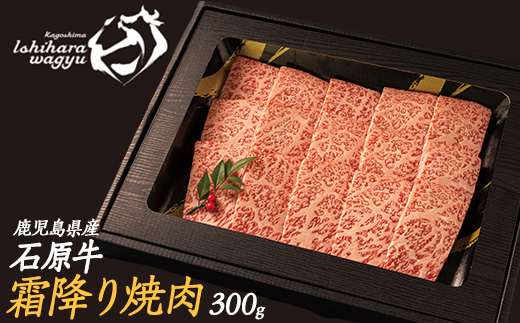 石原牛の霜降り焼肉セット(300g) 石原牛 焼肉用 霜降 国産 牛 ウシ 牛肉 焼肉 BBQ バーベキュー ビーフ 冷凍【石原PRO】_ishihara-1350